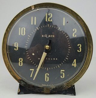 Vintage Westclox Big Ben Wind Up Alarm Clock 75 - 102 3a Not Parts Repair