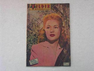 Betty Grable Turkish Vintage Special Edition Mag 30459