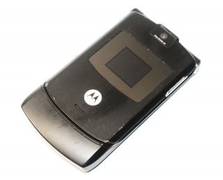 Motorola Razr V3 Gsm Camera Cellphone Vintage Flip Phone Black