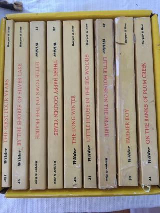 The Little House Books Laura Ingalls Wilder Complete Boxed Set Of 9 Vintage