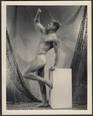Vintage Bruce Of La Male Physique Photo Stamped 10