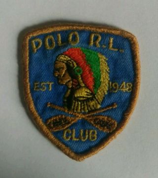 Rare Vintage Polo Ralph Lauren Faded Indian Head Chief Patch