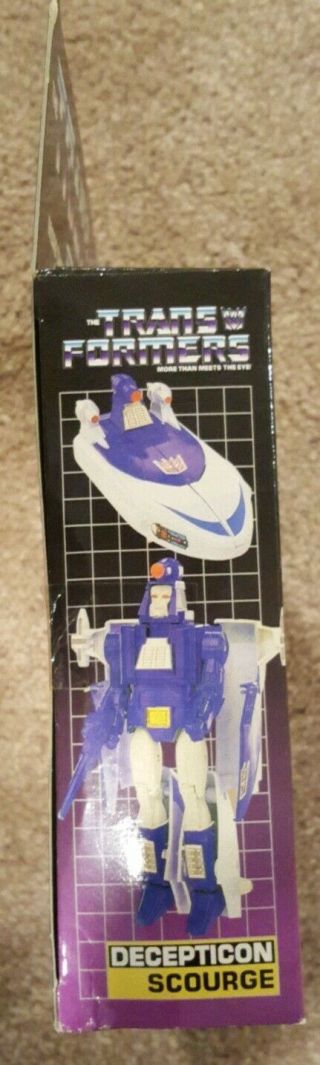 1986 Vintage Transformers G1 Decepticon: Scourge MIB 5