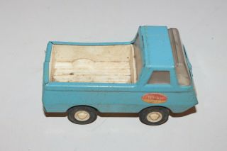 Vintage Pressed Steel Small Tonka Truck Mini Pickup Truck Baby Blue S3