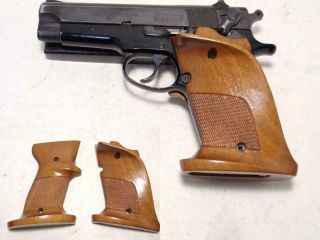 Vintage Herretts Target Walnut Gun Grip For Smith & Wesson S&w 39 439 539 639 52