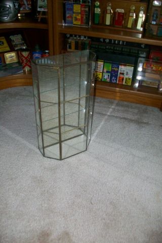 Vintage Brass and Glass counter Display Case 3