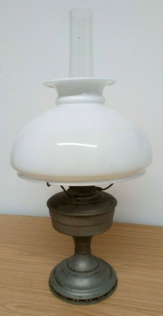 Vintage Tin Aladdin Table Oil Lamp 117