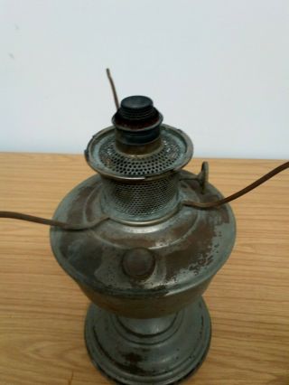 Vintage Tin Aladdin Table Oil Lamp 117 5