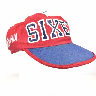 Philadelphia 76ers Sixers Sports Cap Hat 80s Vintage Rare Official Nba One Size