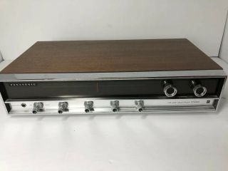 Vintage Panasonic Re - 7670 Multiplex Am Fm Stereo Receiver Wooden Finish