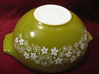 Vintage Pyrex Green - Daisy 444 - 4 Quart Cinderella Bowl