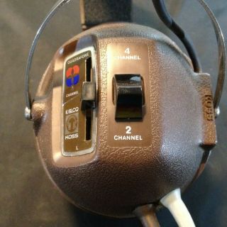 Rare Vintage Koss K/6lcq 4 - Channel Quadraphone Headphones Coondition