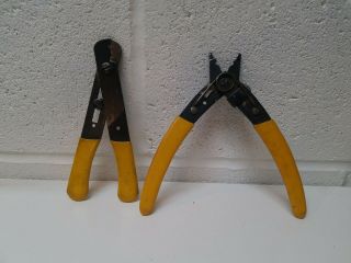 Vintage K.  Miller Tool Co.  Wire Strippers / Cutters Pair Together.