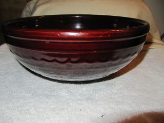 Marcrest Daisy Dot Large Serving Bowl Stoneware Ovenproof 10 " Vintage Euc