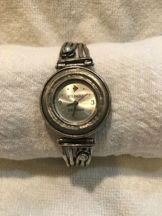 Sterling Silver Jewelry Silpada Watch Vintage Faux Pearl Accents Floral Designs