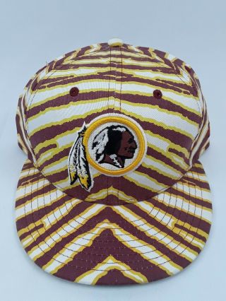 Vintage Washington Redskins Hat Zubaz Nfl Snapback Hat/cap