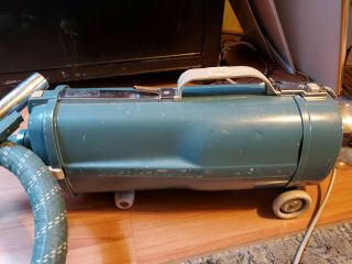 Vintage model L 1970s Blue Retro Canister Vacuum Cleaner 2