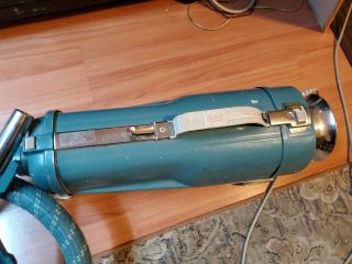 Vintage model L 1970s Blue Retro Canister Vacuum Cleaner 4