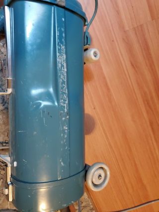 Vintage model L 1970s Blue Retro Canister Vacuum Cleaner 5