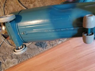 Vintage model L 1970s Blue Retro Canister Vacuum Cleaner 7