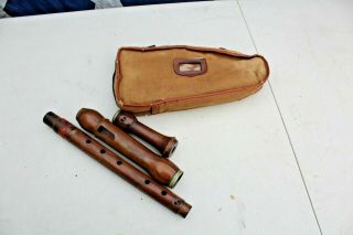 Vintage Wooden Recorder Made In Usa
