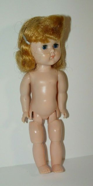 Estate Old Vintage Hard Plastic Strawberry Blonde Vogue Ginny Walker Doll 8