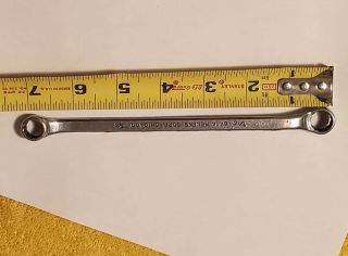 Vintage Penens Corp Chicago 6414 - 7/16 " X 3/8 " Offset 12 Pt Box Wrench