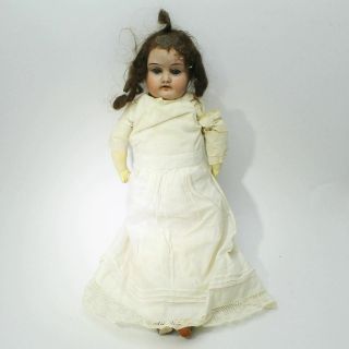 Rare Victorian Antique German Rauenstein Bisque Porcelain Head Doll Alice 191
