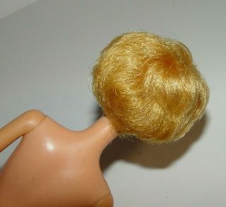 Estate Old Vintage 1966 Mattel Barbie Midge Blonde Bubble Cut Doll 34 7