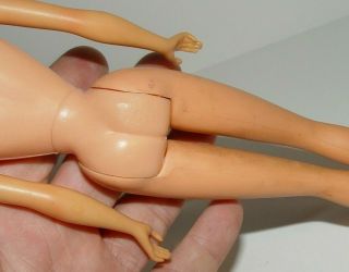 Estate Old Vintage 1966 Mattel Barbie Midge Blonde Bubble Cut Doll 34 8