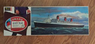 Vintage Revell Authentic Kit Rms Queen Mary Model Kit 1962 H - 311:298