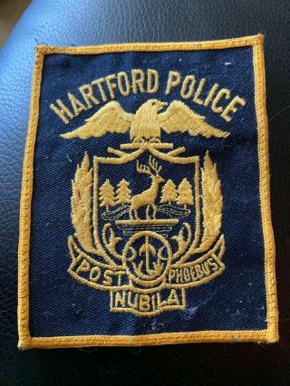 Hartford Police Patch Post Phoebus Nubila Vintage