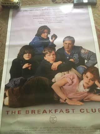 Vintage Movie Poster The Breakfast Club 1984 Classic