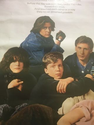 Vintage Movie Poster The Breakfast Club 1984 Classic 3