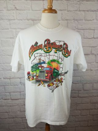 Rare Vintage Allman Brothers Band 2000 Beacon Theatre Usa T - Shirt - Size Xl