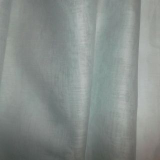 Vintage Organdy Lt Blue Sheer Crisp Cotton Fabric 40 - 50 