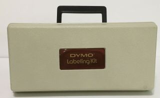 Vintage DYMO 1550 Label Maker 3 Embossing Wheels Organize No Tape 2