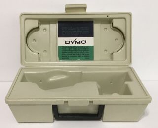 Vintage DYMO 1550 Label Maker 3 Embossing Wheels Organize No Tape 4
