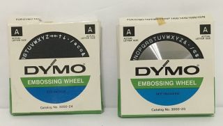 Vintage DYMO 1550 Label Maker 3 Embossing Wheels Organize No Tape 5