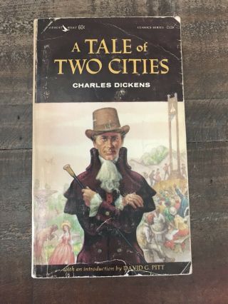 A Tale Of Two Cities By Charles Dickens 1963 Vintage Paperback
