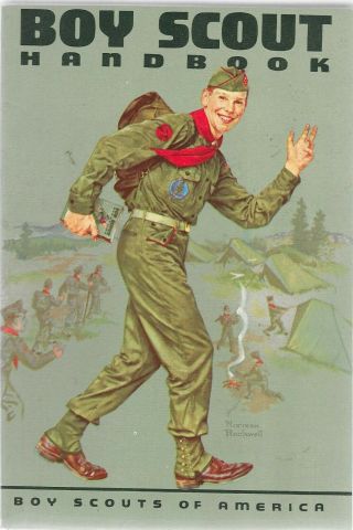 1964 Boy Scout Handbook Vintage Boy Scouts Of America Bsa Book Norman Rockwell