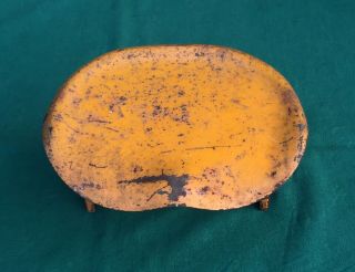 VINTAGE 1930 ' s BUDDY L PRESSED STEEL ORANGE SEAT OFF DELUXE RIDER DELIVERY TRUCK 3