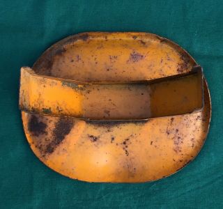 VINTAGE 1930 ' s BUDDY L PRESSED STEEL ORANGE SEAT OFF DELUXE RIDER DELIVERY TRUCK 5