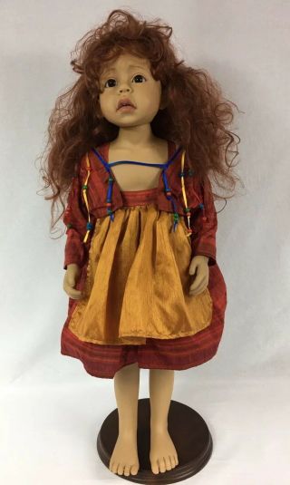 Vintage 1992 Alessandra Doll 24” Young Girl Of Color By Artist Philip Heath