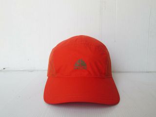 Vintage Nike Acg All Conditions Gear Cap Hat Adjustable Orange