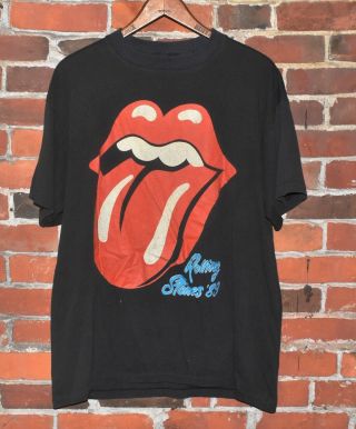 Vintage The Rolling Stones Steel Wheels 1989 Tour Concert Rock And Roll T - Shirt