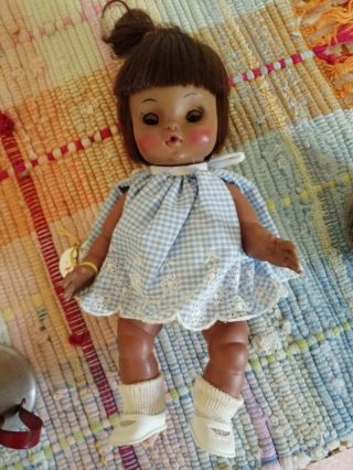 Tiny Tubby Adorable Vintage Rare Black Baby Doll by EFFANBEE frm 1966. 5
