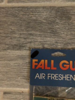 Vintage The Fall Guy Lee Majors Air Freshener MIP 1984 - NOS 2