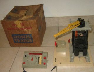 50s Early Vintage Lionel 175 Rocket Launcher Set With The Box