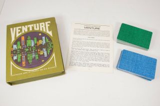 Vintage Venture Card Game Of Finance And Big Business By 3m 1970